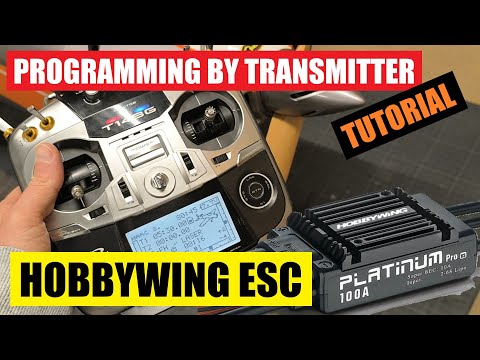 HOBBYWING ESC | HOW TO PROGRAM BY TRANSMITTER | STICK TUTORIAL