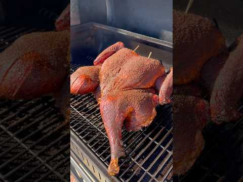 How to smoke a Turkey on a pellet grill #smokedturkey #turkeyrecipe #bbq