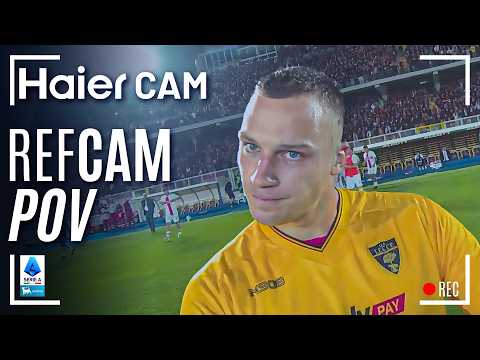 HAIER CAM | REF CAM POV: You Are The Referee in Lecce-Genoa | Serie A 2025/26
