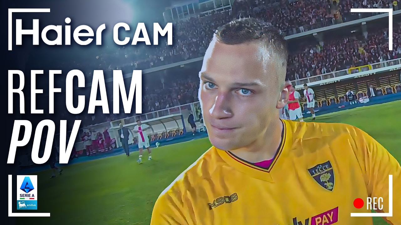HAIER CAM | REF CAM POV: You Are The Referee in Lecce-Genoa | Serie A 2025/26