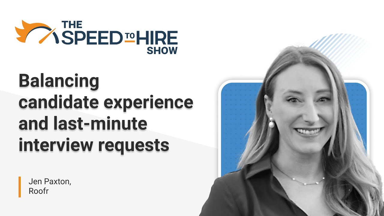 Balancing candidate experience and last minute interview requests