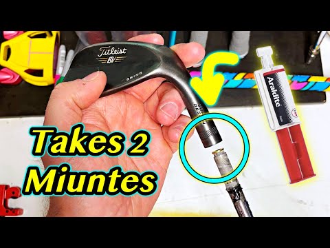 HOW to FIX your GOLF CLUB if the HEAD comes off | Easy Tutorial