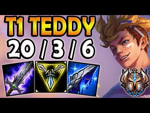T1 Teddy Ezreal ADC vs Sivir - Lol Korea Ranked ✔️