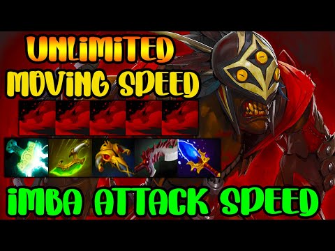 IMBA ATTACK SPEED - UNLIMITED MOVING SPEED - CARRY BLOODSEEKER - BEST TEAM FIGHT - DOTA 2 GAMEPLAY