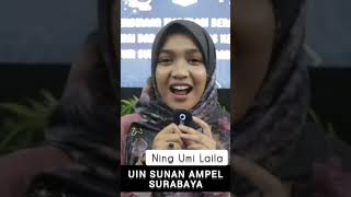 Download lagu Ning Umi Laila mahasiswa UIN SUNAN AMPEL SURABAYA #shorts #short  #shortvideo #viral #mahasiswa mp3