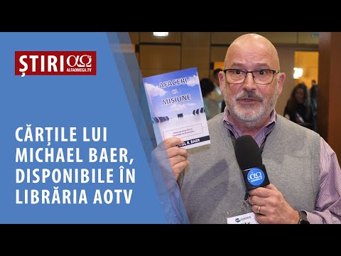Michael Baer despre cărțile lui din librăria Alfa Omega TV