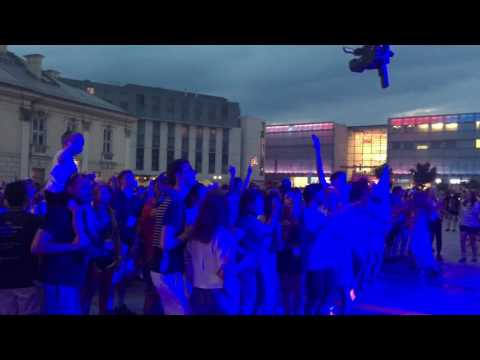 Weltjugendtag 2016 Krakau - am Bahnhof