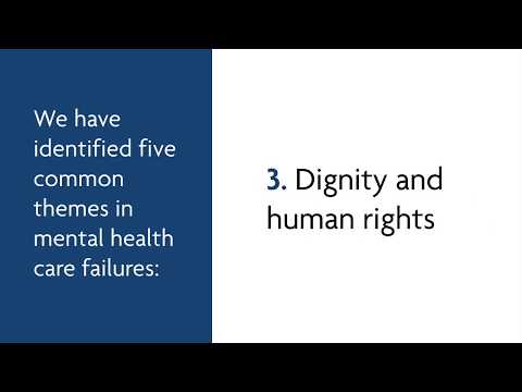 Maintaining momentum: driving improvements in mental health care