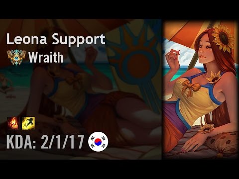 Leona Support vs Thresh - Wraith - KR Challenger Path 6.3