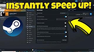 How to Speed Up Downloads on Steam *Updated*