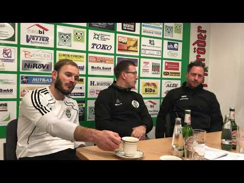 181208 Pressekonferenz 16. Spieltag  NOFV-OL Süd SG Union Sandersdorf vs. BSG Wismut Gera