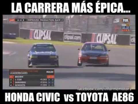 Honda civic vs Toyota AE86