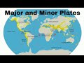 Major And Minor Tectonic Plates
