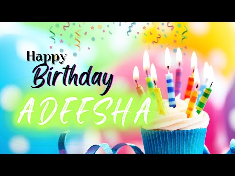 Happy Birthday Adeesha🥳 | Happy Birthday To You 🎁🎂 || Birthday music | whatsapp status || Dj music