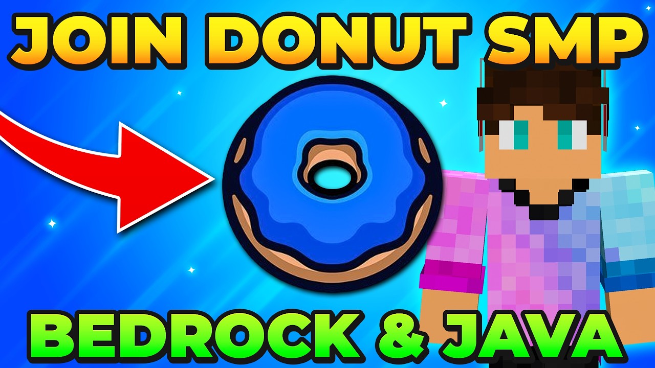 How to Join Donut SMP on Bedrock & Java
