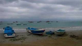 preview picture of video 'Vista al oceano pacifico desde las costas Ecuatorianas'