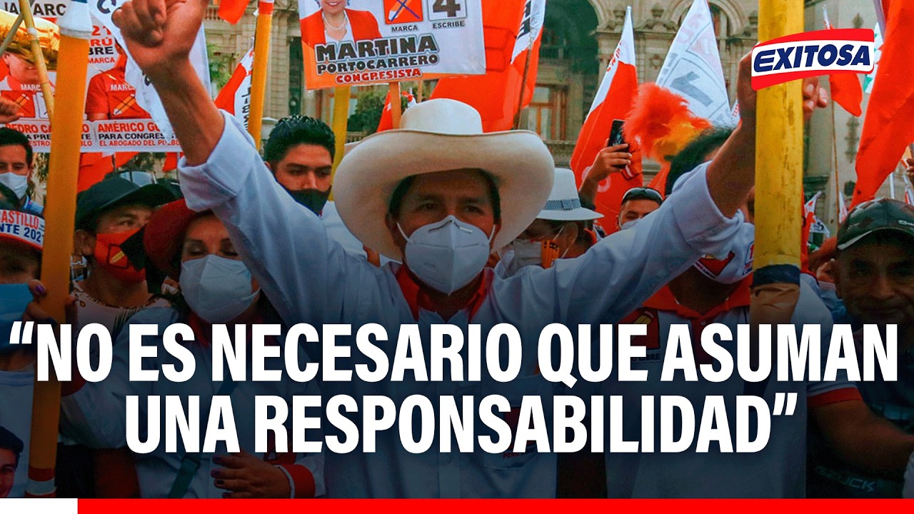 🔴🔵 Perú Libre no busca hacerse responsable del Gobierno, indica Iván Arenas