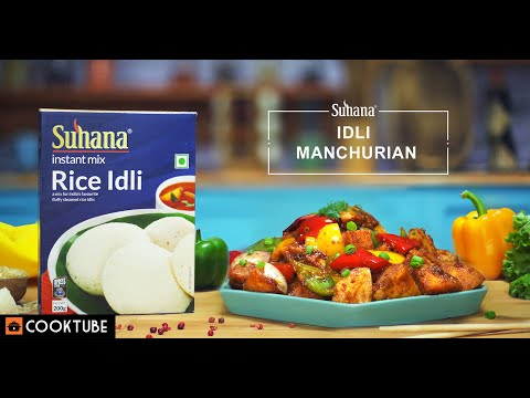 Easy Idli Manchurian Recipe | Dry Manchurian Recipe with Rice Idli | Idli Snack Recipe | Cooktube