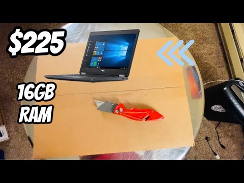 $225 14’ Budget Laptop Dell Latitude E5470  *Amazon Renewed* UNBOXING