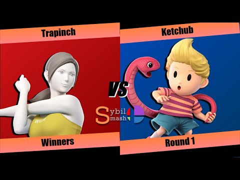 Sybil Smash #2 Winners Round 1 - Trapinch (Wiifit) Vs. Ketchub (Lucas) SSBU Tournament