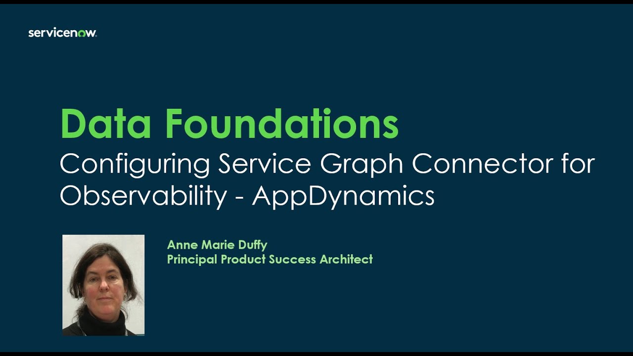 How to configure AppDynamics Service Graph Connector