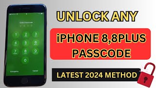 Unlock Any iPhone 8,8 Plus iPhone Screen Passcode If Forgot Without Any PC Or MacBook 2024