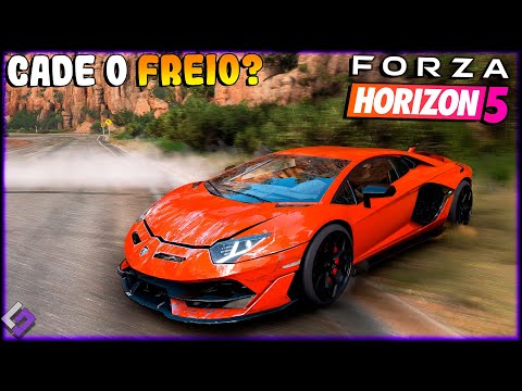 FORZA HORIZON 5 - GOLIAS SEM FREIO de LAMBORGHINI AVENTADOR SVJ