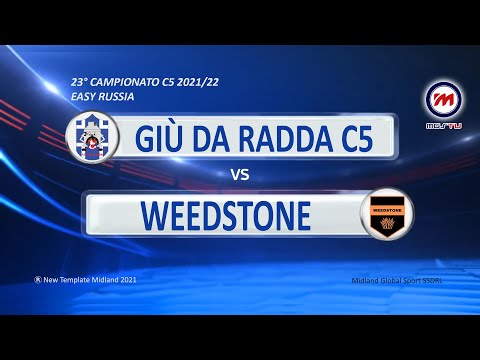 23° Campionato C5 2021/22 - Easy Russia - Giù da Radda C5 vs Weedstone