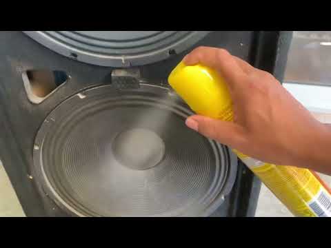 Part two: Cleaning the speaker cones #maintenance after one year