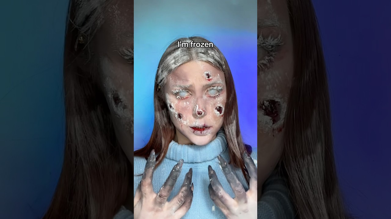 “I’m cold” makeup trend gone too far 😰