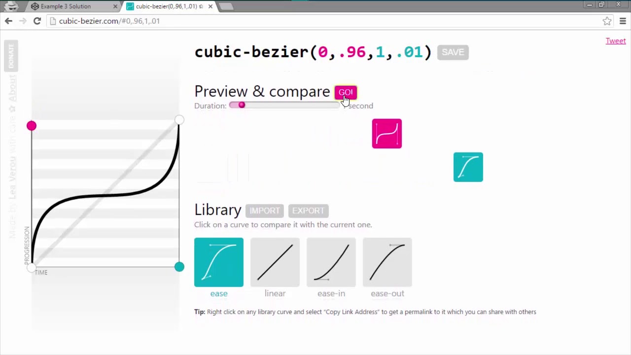 CSS Web Animation Course (Episode 7 : Final Episode) Cubic bezier Transition Funcion