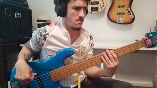 Sting - She&#39;s too good for me - Bass cover