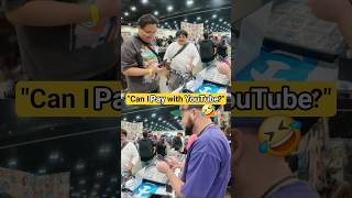 Can I Buy Pokémon Cards With YOUTUBE? 😅 #vendorpov #pokemoncards #pokemon #collectacon #convention
