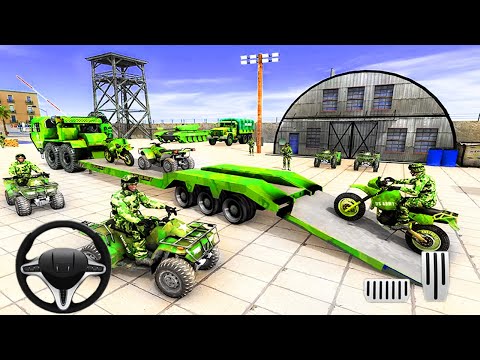 Army Vehicle Transport Truck - US Army Transporter Sim - Android Gameplay