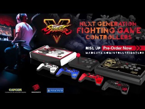 Controladores Street Fight V Oficiais da Mad Catz