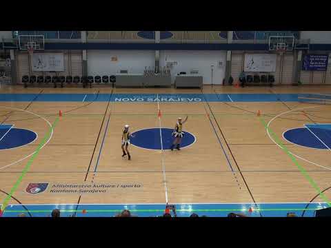 Mažoretke Dobova - par junior palica Eva Lavrič in Ula Ivša Krmpotič - Ada pokal 2025