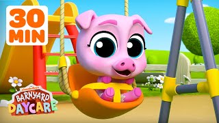 30 MINUTES of Playground Playtime! 🛝 | Barnyard Daycare