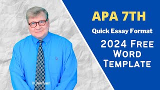 APA Style Essay Format 2023 (Word)