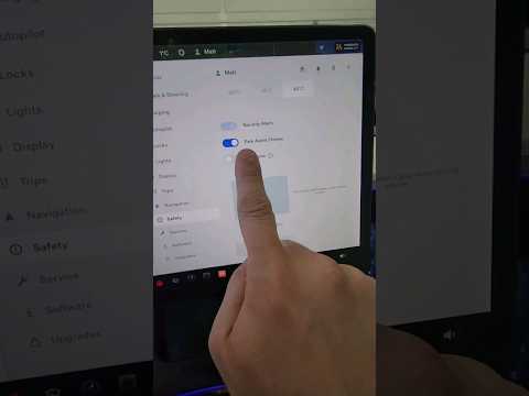 How To Enable The Parking Assist Chimes In Your Tesla.