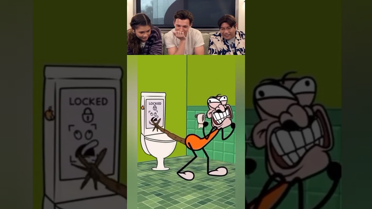 Tom Holland React Viral Videos part 12 #tomholland #funny #trytolaugh #reaction