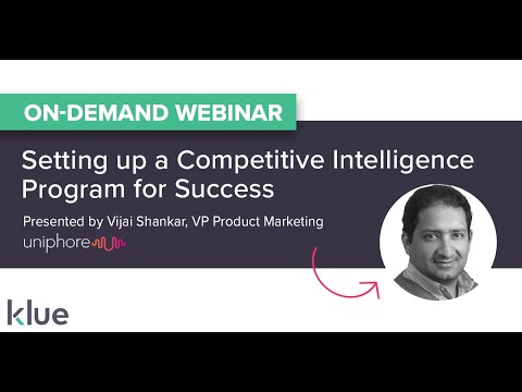 [On-Demand Webinar] Setting Up a Competitive Intelligence Program for Success Webinar