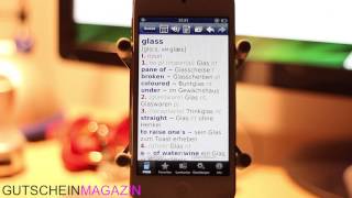 Die Deutsch-Englisch App von PONS.de im Test auf Gutscheinmagazin.de