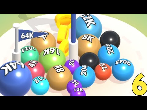 Merge Blocks 3D - 2048 Puzzle Unlock 32k-64k, iOS Android Gameplay Walkthrough Part 6