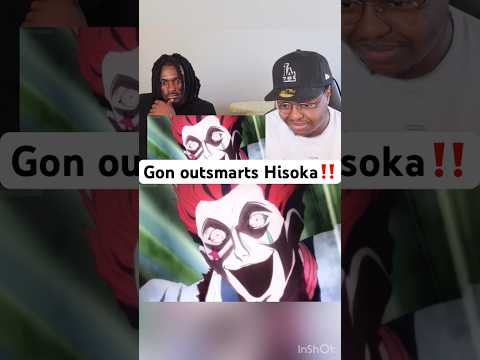 Gon beats Hisoka⁉️ #hunterxhunterreaction #hunterxhunter #hisoka
