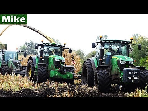 Mais hakselen 2017  | Extreem modderen | Stuck in the MUD | Krone Big X 850 | Fendt | John Deere.