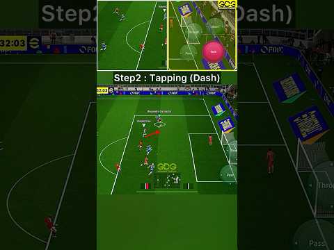 Tutorial dribbling skill: Scissors Feint 🔥 by Alejandro Garnacho #efootball