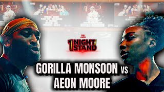 Gorilla Monsoon vs Aeon Moore