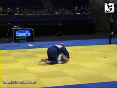 Judo Rotterdam 2008 Malzahn (GER) -  Gusarova (RUS) [-63kg]