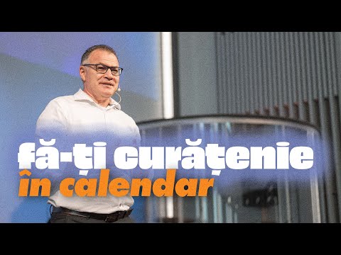 Fă-ți curățenie în calendar - Marius Sabou | BISERICA BETEL