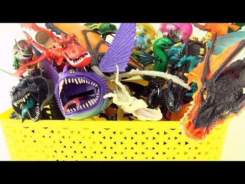 Box of Dragons collection - Dragon toy box collection - How to Train Your Dragon toys